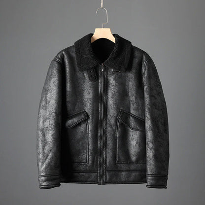 Leon Sherpa Leather Jacket