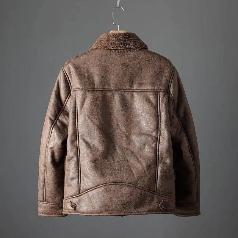 Leon Sherpa Leather Jacket