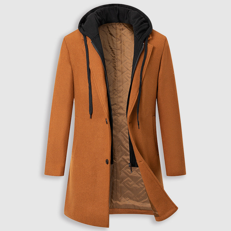 Martin Blanc Hooded Elegance Coat