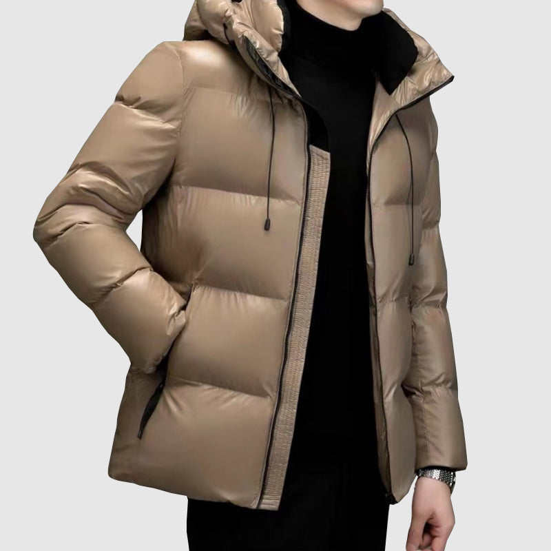 Martin Blanc Hooded Puffer Jacket