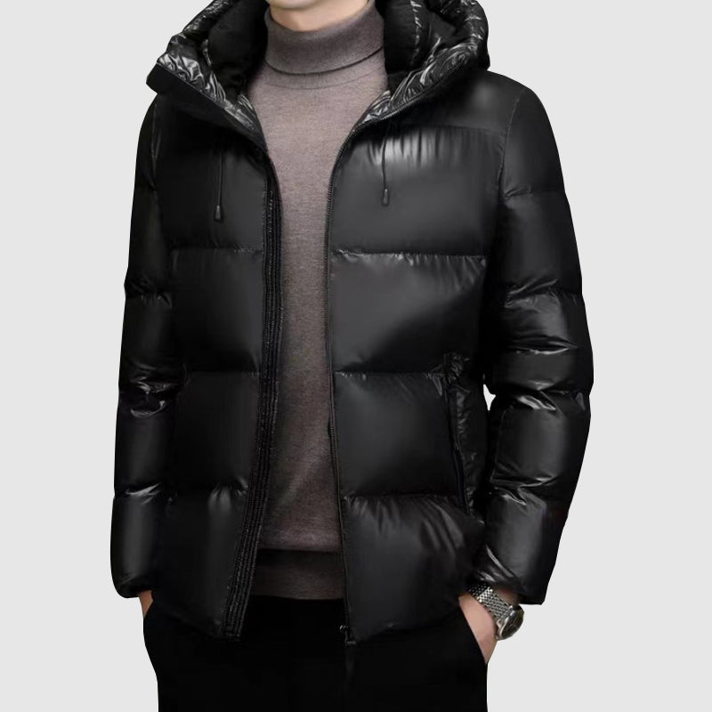 Martin Blanc Hooded Puffer Jacket