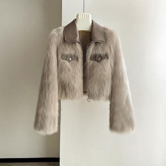 Monique Fluffy Fur Short Jacket