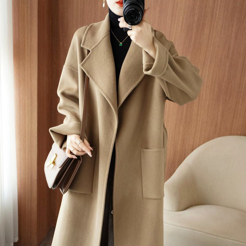 Nordic Style Pure Wool Coat