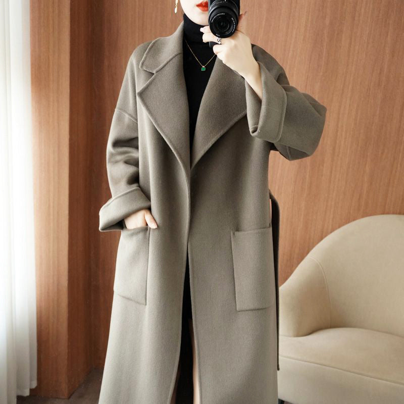 Nordic Style Pure Wool Coat