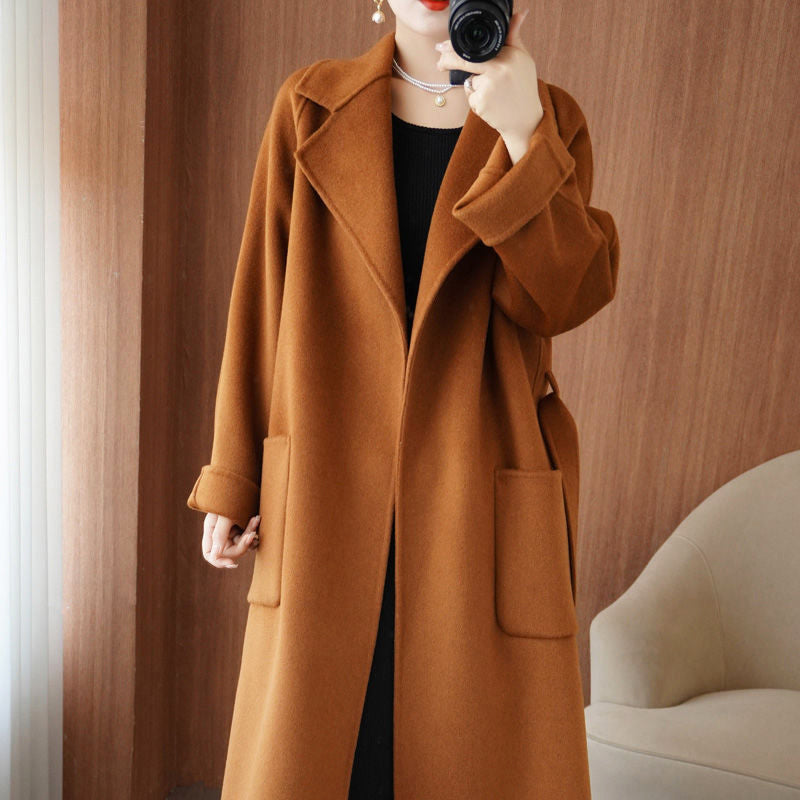 Nordic Style Pure Wool Coat