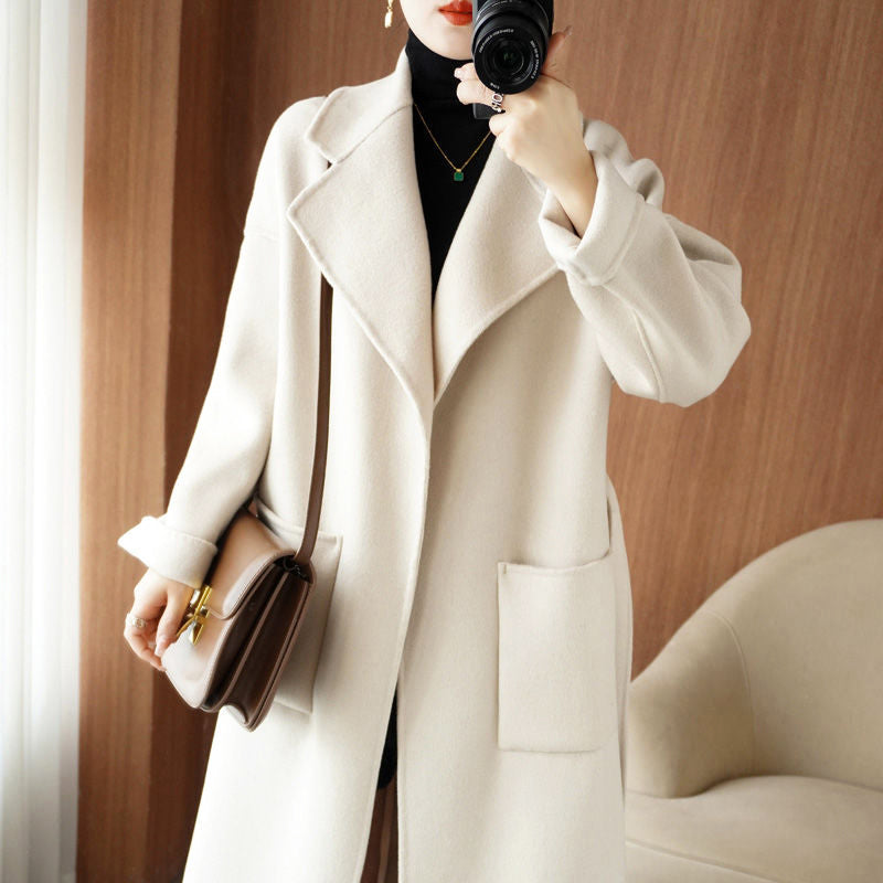 Nordic Style Pure Wool Coat