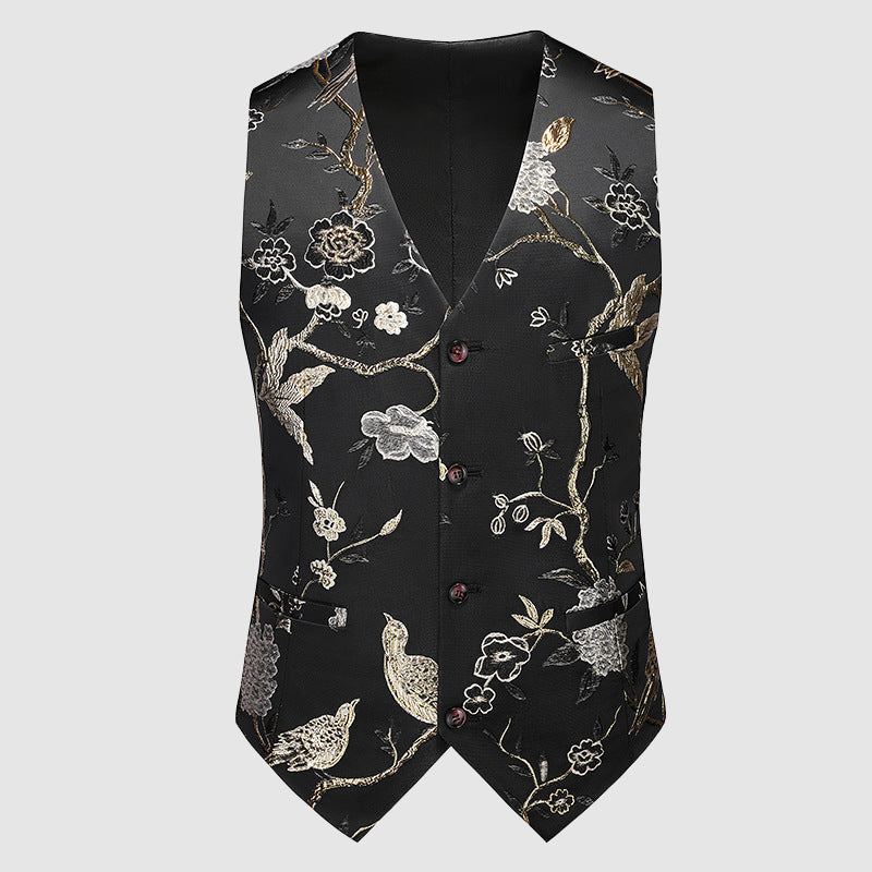 Regal Blossom Formal Vest